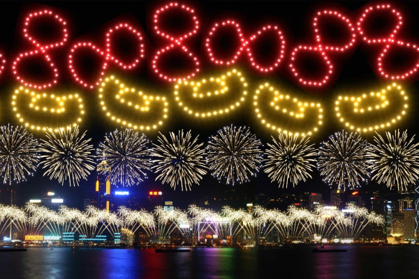 Galloping horses theme of Hong Kong’s Lunar New Year fireworks display