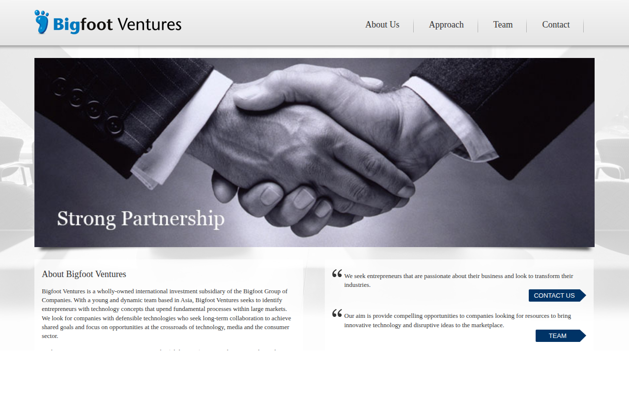 Bigfoot Ventures Ltd